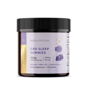 joy-organics-cbd-sleep-gummies-cbn-thc-nighttime-berry-full-spectrum-30ct-30mg-thc-90mg-cbn-900mg-cbd